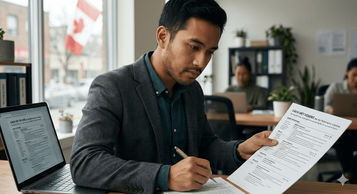 Cách viết Résumé (bản tóm tắt ngắn gọn, tập trung vào kỹ năng và kinh nghiệm liên quan trực tiếp đến vị trí ứng tuyển) dành cho ứng viên tìm việc làm tại Canada