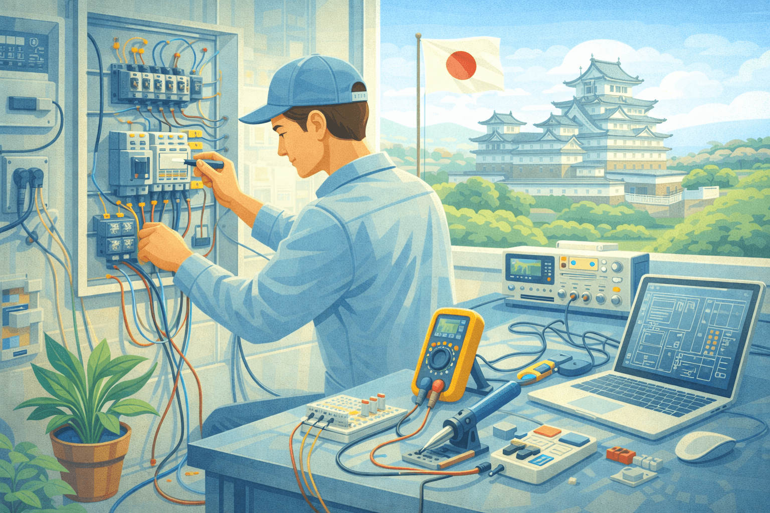 du học ngành Kỹ thuật Điện và Điện tử tại Hyogo - Nhật Bản